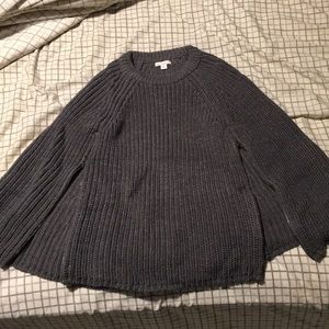 Gap grey sweater cape
